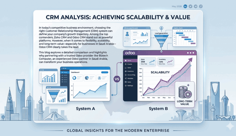 Zoho CRM vs Odoo CRM: Why Odoo is the Smarter Choice for Growing Businesses in Saudi Arabia