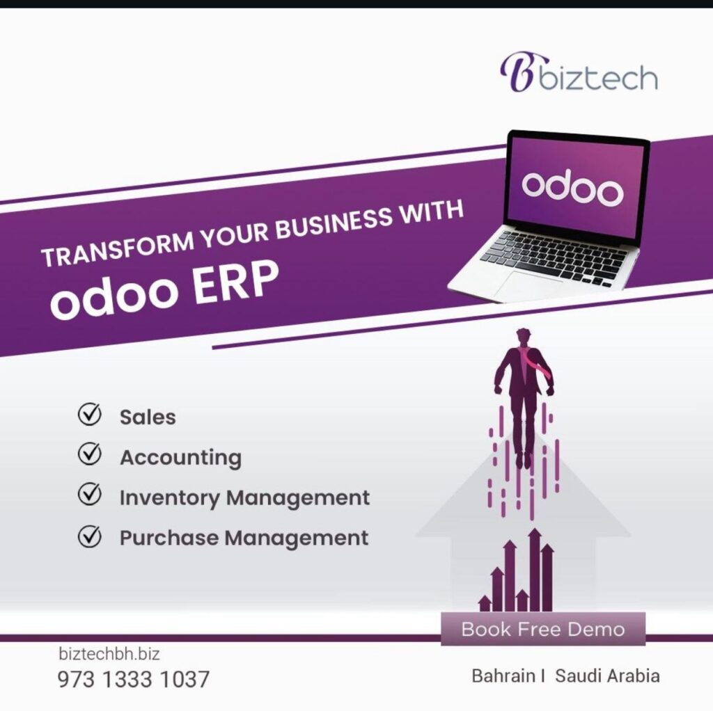 Odoo Implementation in Saudi Arabia & Trusted Odoo Partner in Bahrain