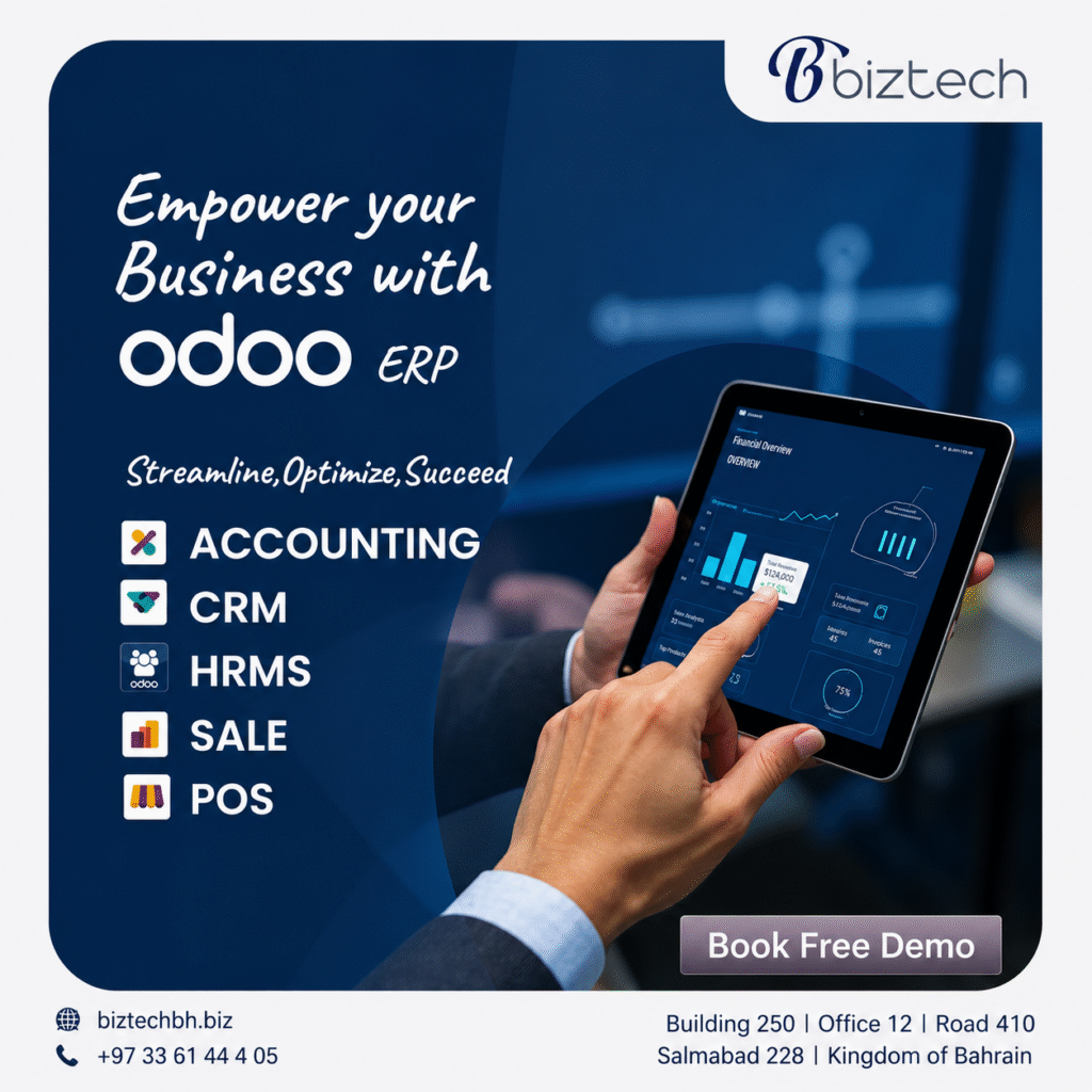 Odoo Partner Bahrain for Smarter Business Management