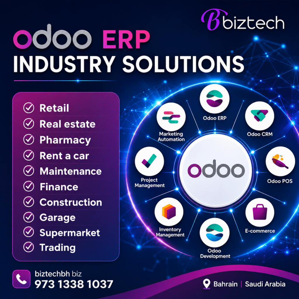 Odoo ERP Solutions in Bahrain: Empower Your Business with Smart Automation