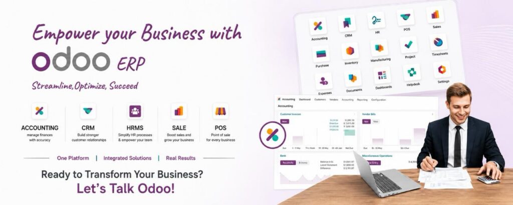 Odoo ERP Solutions: Empower Your Business with One Integrated Platform